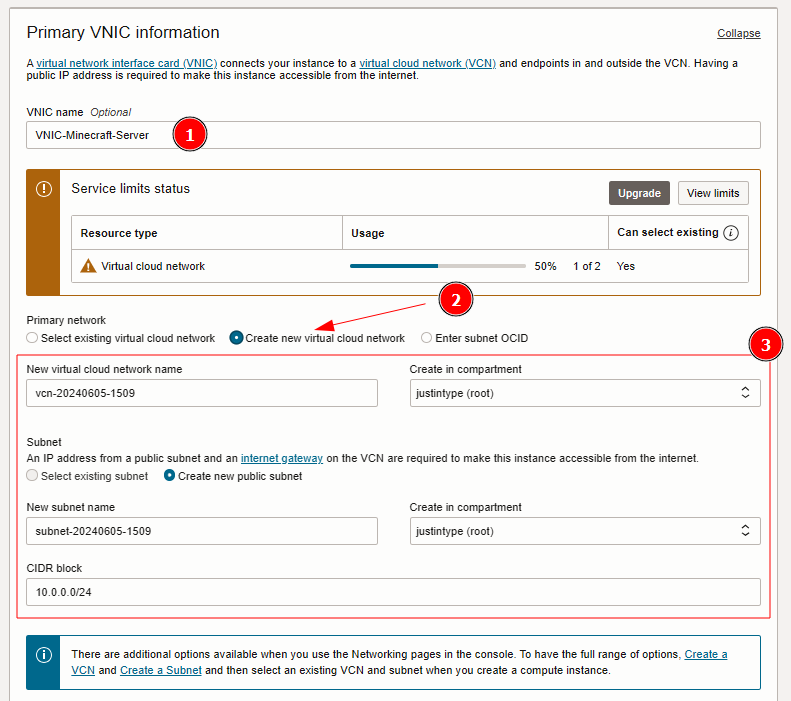 Instance creation 8